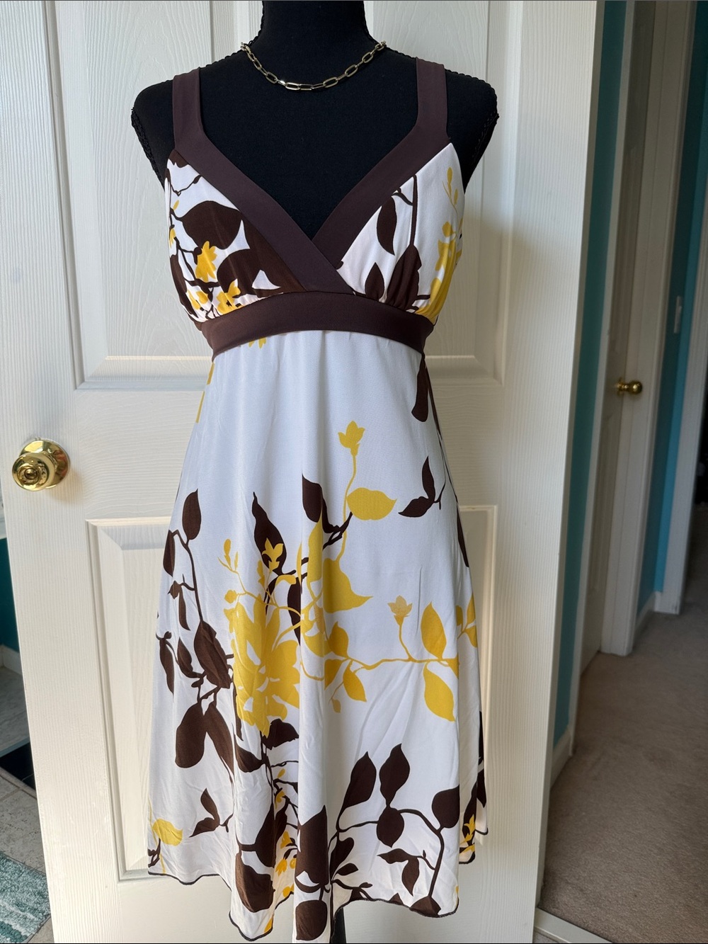 Vintage Speechless Y2K Floral Halter Neck Dress